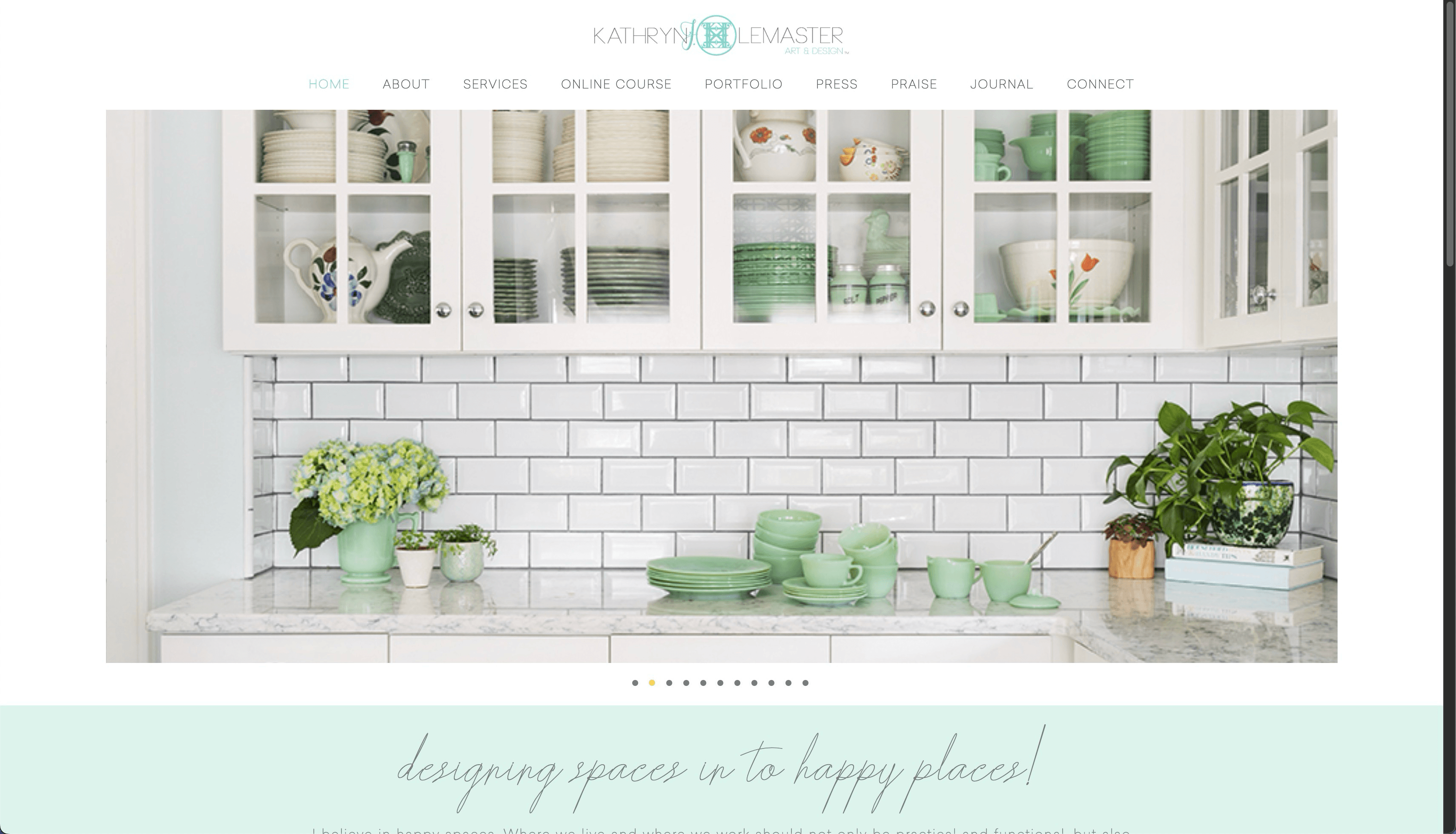 Kat’s Interiors Web Presence